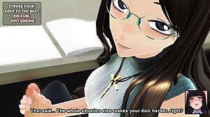 join a day of ass-stretching lessons in futa classroom