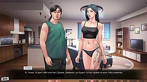 Red string part 41: an erotic anime experience with group sex and blowjob scenes