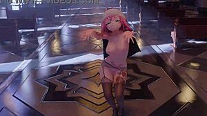 mmd nun strips in blackpink how you like that hentai dance