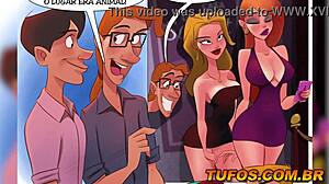 Wild night of forbidden pleasure at a swinging house