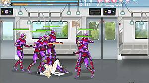 Blonde princess hentai seduces men in magical game sex! 🔥