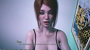 Redhead sorority president fucks me hard in her room!