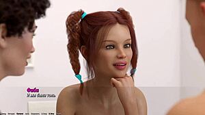 Beautiful 3D animated anime with big tits and a big pussy