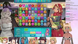 Vtuber LewdNeko plays HuniePop 2 for double date fun