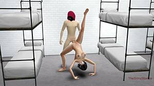 Squid Game Parody - A Contestant Is Punished by Getting Fucked Hard in Brutal Scene