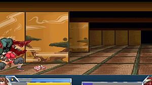 Hentai game with rough sex and creampies in tight pussies