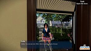 Meeting Lola for the first time turns sexy in Ep1