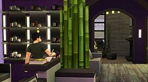 3D massage turns into chaos