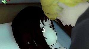 American Dad's Jaune seduces Rubi in a steamy scene