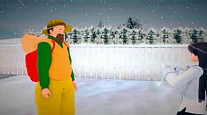 小美在辣NTR中肮脏不堪，西班牙字幕