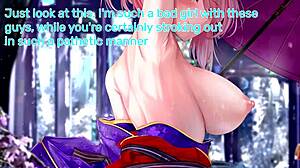 Hentai JOI: Miyamoto Musashi Dominates You in POV Femdom Cuck Edging