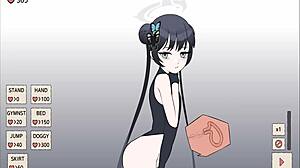 Gameplay hentai with full Kisaki in wild anal and oral action tonight