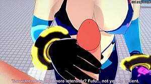 samus aran strips bikini for wild metroid fantasy sex