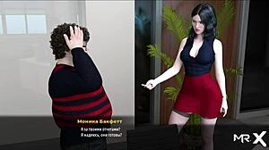 Hentai game with commented gameplay and anime-style porn