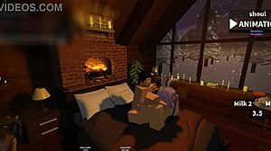 原始Roblox会话！我用力狗爬式操我的女孩！