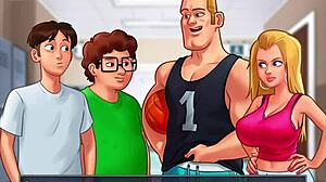 The first part of the animated porn series called The Summer Time Saga