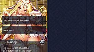 A kinky farewell in the form of a blowjob and anal sex in a cartoon-style anime
