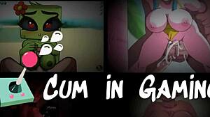 Sakura Gozen Busty Samurai Gets Outdoor Creampie in Hentai Game