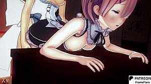 Re:Zero - Ram and Felix's special scene in anime style
