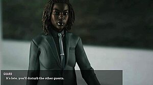 Hot Sex with Ebony Goddess in Interracial Anime Tale