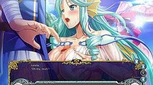 Beautiful big-boobed Lorelia in a hot solo scene in Kyonyuu Fantasy