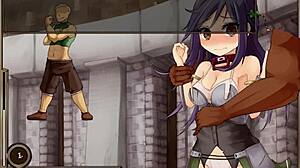 Hentai game with red-haired heroine in Arena 3