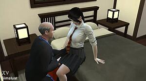 Asian stepfather gives hardcore sex to his stepdaughter