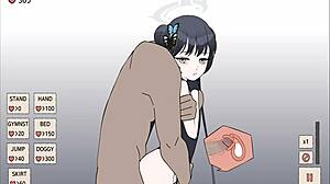 Gameplay hentai with full Kisaki in wild anal and oral action tonight