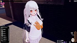 Touchin Huge Curvy Giants in Cute Outfits for 3D Manga Game Thrills