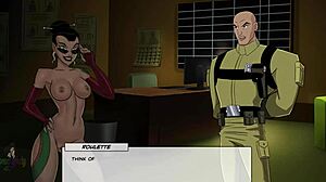 Harley Quinn in action in the world of Unlimited Dc Comics