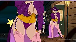 Halloween special of Secret house: the babysitter gets naughty