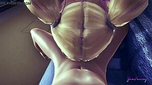 DC Comics meets hentai in this sissy's anal adventure