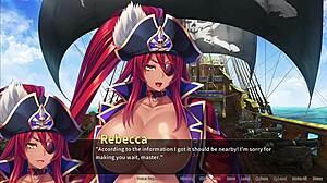 ugh, pirate-booty rebecca scene 6 bukkake mess, so crazy