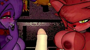 Epic Trio with Bonfie and Fexa Featuring Huge Cock and Big Tits Rule 34