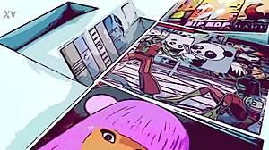 Sexy Thick Ebony Moriah Bounces Big Butt on BBC - AI Cartoon