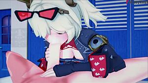 哇！Burnice White在Zenless Zone Zero疯狂性爱！