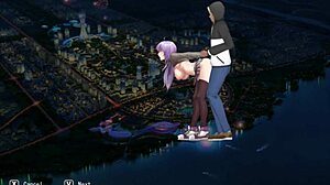 pretty girls in hentai game seduce men for steamy fun