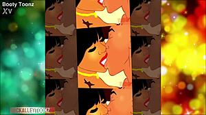 大屁股混搭 - 曲线美女狂野动作！