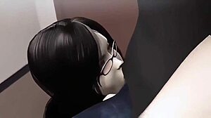 A young and hot woman with great breasts faces a young man with a small penis. Get ready for the most perverted fight ever!