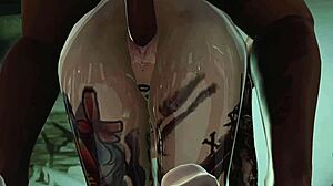 Midnight3D动漫风格激烈操屄场景