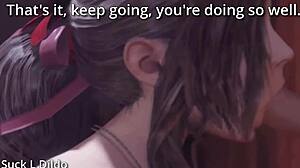 Hentai JOI: A cartoon porn game with oral sex and jerking off instructions