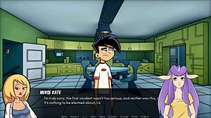 Danny Phantom Amity Park: Nurse uncovers secret with redhead milf