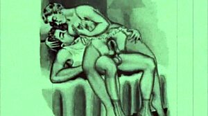Vintage Erotic Drawings with Retro Anime Style