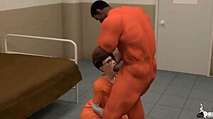 Prison bang session with hot babe