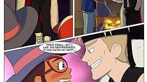 Hailey's Cumtastic Halloween Orgy Party Comic