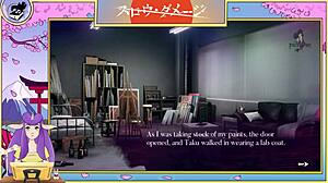 Muscular gay man gets hurt in this Hentai VTuber video
