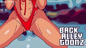 Sexy Thick Ebony Moriah Bounces Big Butt on BBC - AI Cartoon