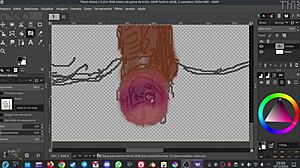 GIMP-style hentai with big shemale