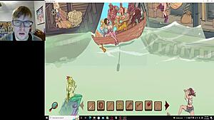 Ranting cartoon hentai and an actual pirate sex game in an uncensored video