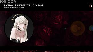 Femdom chastity audio with AI-generated art and roleplay